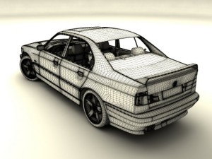 bmw m5 e34 3D मॉडल