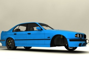 bmw m5 e34 3D मॉडल