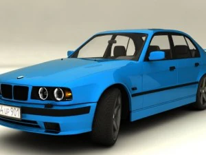 bmw m5 e34 3D Model