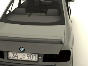 bmw m5 e34 3D Model
