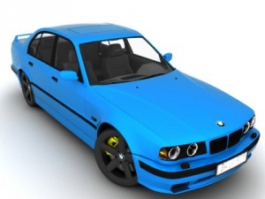 bmw m5 e34 3D मॉडल