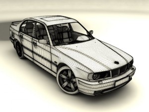 bmw m5 e34 3D मॉडल