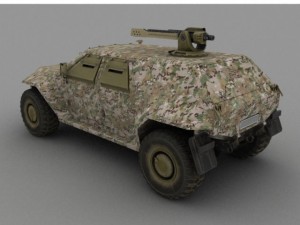 army car 3D Model