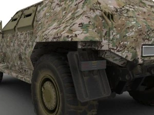 carro do ex&eacute;rcito Modelo 3D