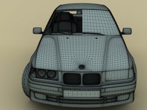 bmw e36 compact 3D Model