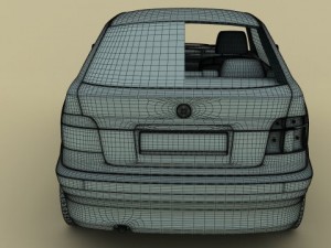 bmw e36 compact 3D Model