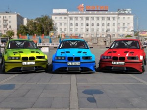 bmw e36 compact tuning 3D Model