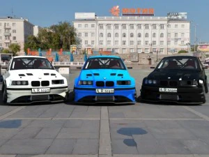 बीएमडब्ल्यू ई36 कॉम्पैक्ट ट्यूनिंग 3D मॉडल