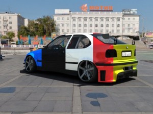bmw e36 compact tuning 3D 모델