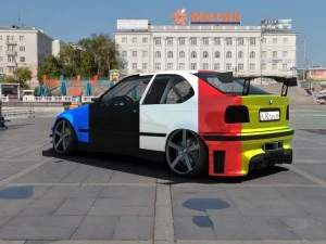 बीएमडब्ल्यू ई36 कॉम्पैक्ट ट्यूनिंग 3D मॉडल