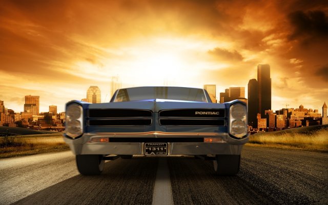pontiac bonneville 1966 3D Модель .c4d .max .obj .3ds .fbx .stl .blend 
