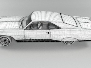pontiac bonneville 1966 3D Модель