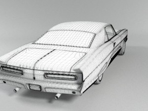 pontiac bonneville 1966 3D Модель