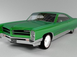 pontiac bonneville 1966 3D Модель