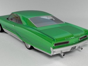 pontiac bonneville 1966 3D Модель