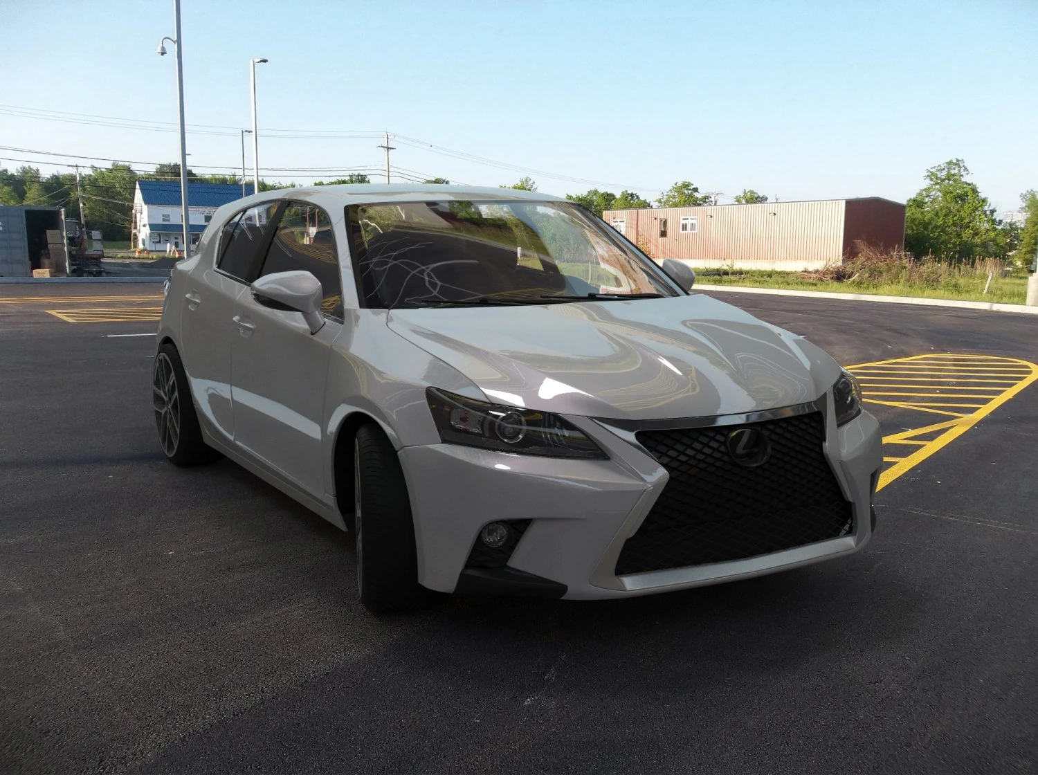 lexus ct 200h 2015 f sport 3D Model .c4d .max .obj .3ds .fbx .stl .blend