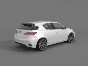 lexus ct 200h 2015 f sport 3D Model