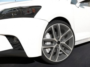 lexus ct 200h 2015 f sport Model 3D