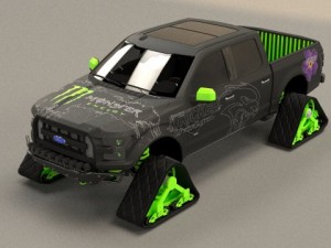 ford f150 raptor monster energy 3D मॉडल