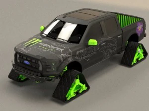 フォード F150 ラプター モンスターエナジー 3Dモデル
