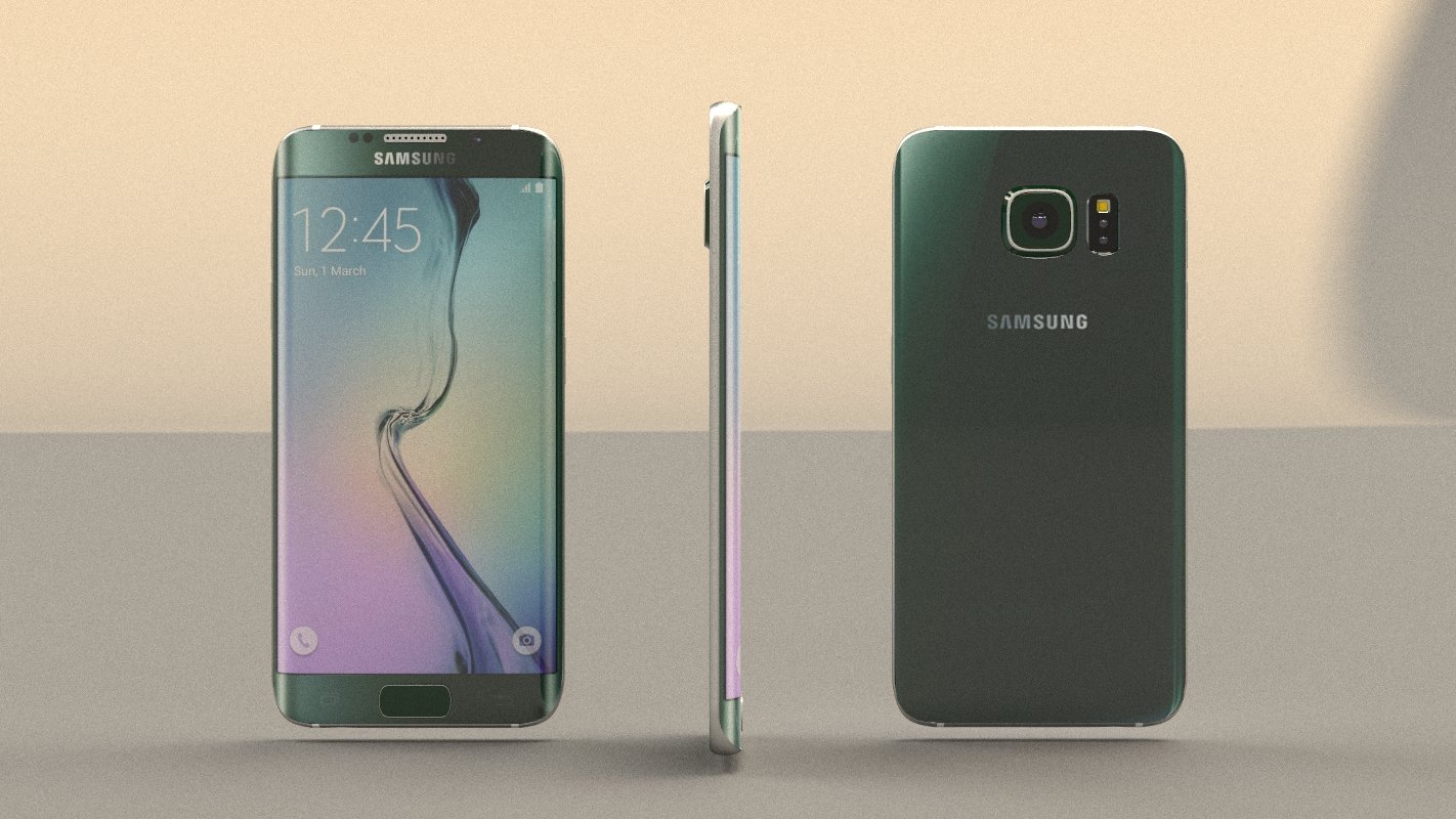Samsung Galaxy S6 Edge 3d Model In Phone And Cell Phone 3dexport