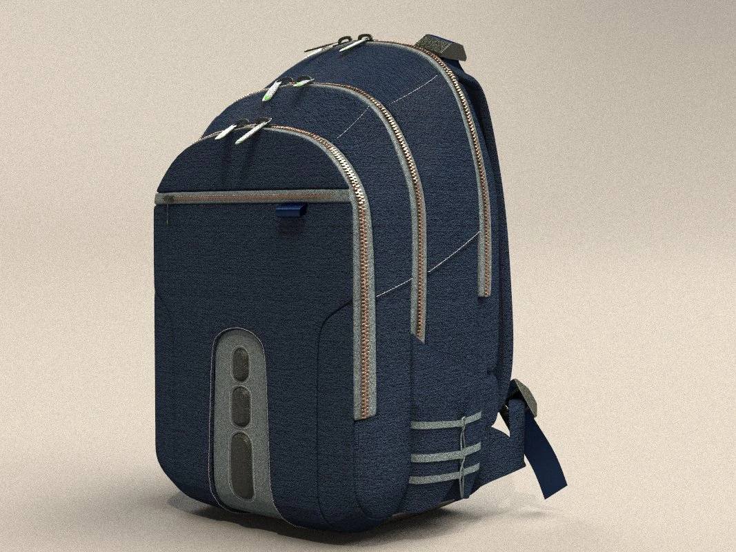 backpack targus 3D Model .c4d .max .obj .3ds .fbx .stl .blend 