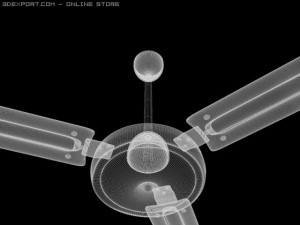 usha ceiling fan Modèle 3D