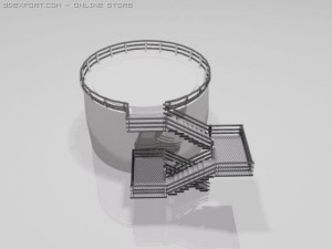 blackgold oil tank 3D Model