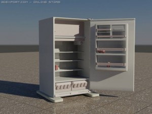 classical fridge 3D Model
