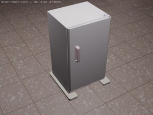 classical fridge Model 3D