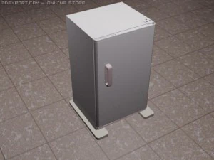 klasik buzdolabı 3D Model