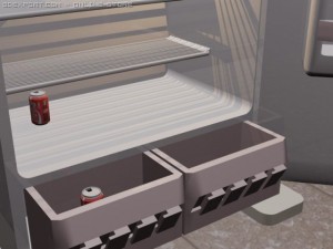 classical fridge Model 3D