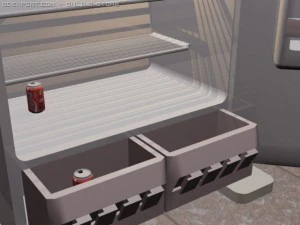 klasik buzdolabı 3D Model
