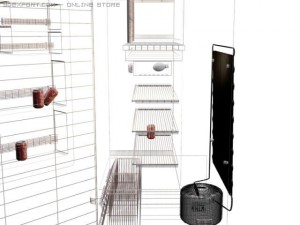classical fridge Model 3D
