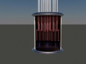 atomic reactor producing energy 3D Model