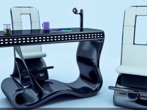 extravagant interior scene Model 3D