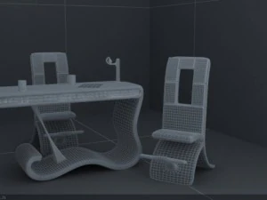 extravagant interior scene 3D Model