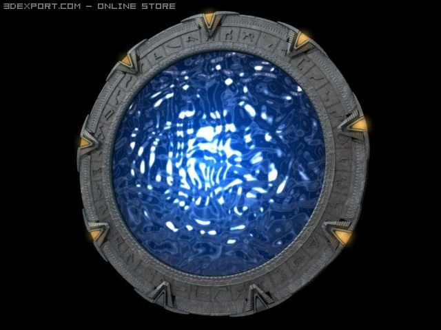 stargate 3D Model .c4d .max .obj .3ds .fbx .stl .blend 