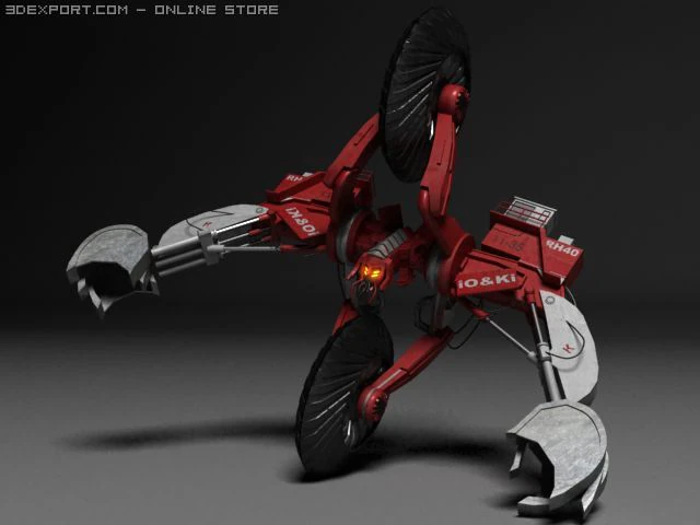 demolisher 3D Model .c4d .max .obj .3ds .fbx .stl .blend 