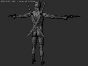 deadpool 3D Model