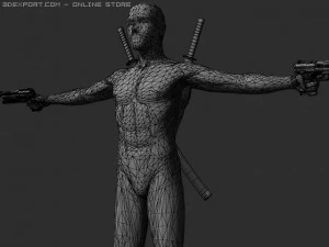 deadpool 3D Model