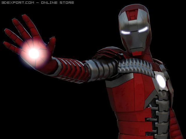 homme de fer marque 5 Modèle 3D .c4d .max .obj .3ds .fbx .stl .blend 