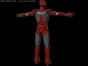 homme de fer marque 5 Modèle 3D