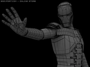 homme de fer marque 5 Modèle 3D