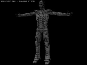 homme de fer marque 5 Modèle 3D