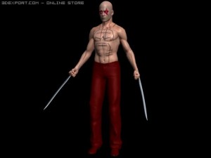 xi deadpool 3Dモデル