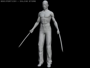 xi deadpool 3Dモデル