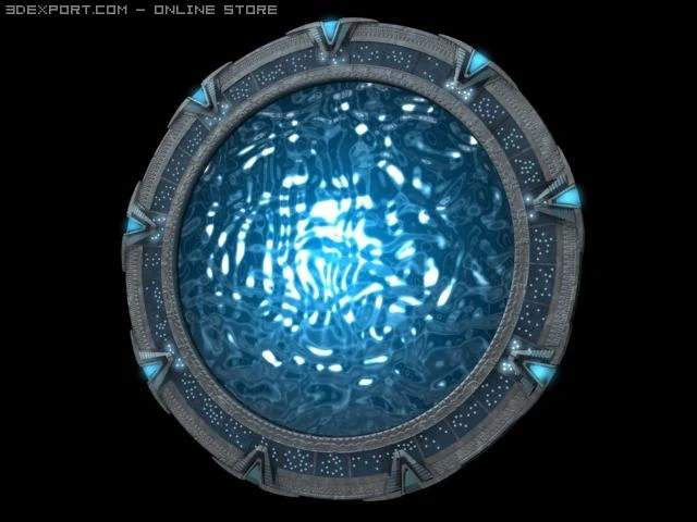 stargate atlantis 3D Model .c4d .max .obj .3ds .fbx .stl .blend 