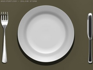 dinner set 3D Модель