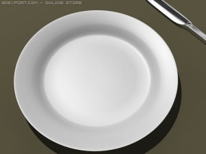 dinner set 3D Модель